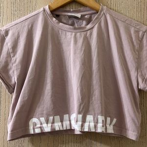 Gymshark crop top, pink size S, great condition